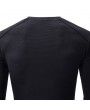 Mens Solid V-neck Long Sleeve Slim Fit Knit T-shirt