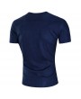 Mens Button Design T Shirts Stand Collar Solid Color Short Sleeve Casual Linen Tops