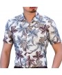 Mens Plus Size Cotton Hawaii Floral Printed Large Short Sleeve Shirt