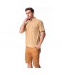 Mens Summer Solid Color Front Pocket Tops Turn-down Collar Short Sleeve Casual Golf Shirt