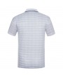 Mens Spring Summer Golf Shirt Striped Light-colored Soft Cotton Short Sleeve Casual Tops