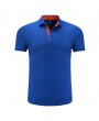 Mens Brief Style Solid Color Tops Turn-down Collar Short Sleeve Casual Cotton Golf Shirt