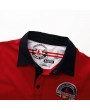 Mens Spring Summer 100%Cotton Embroidery Turndown Collar Short Sleeve Casual Golf Shirt