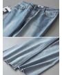 Vintage High Waist Stretch Flared Denim