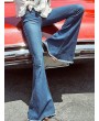 Vintage High Waist Stretch Flared Denim