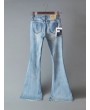 Vintage High Waist Stretch Flared Denim